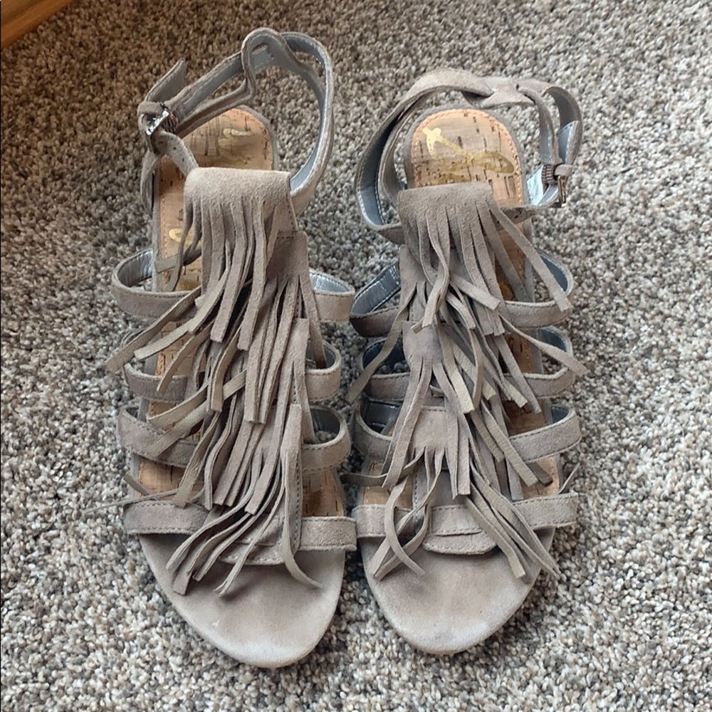 Sam Edelman strap finge wedge